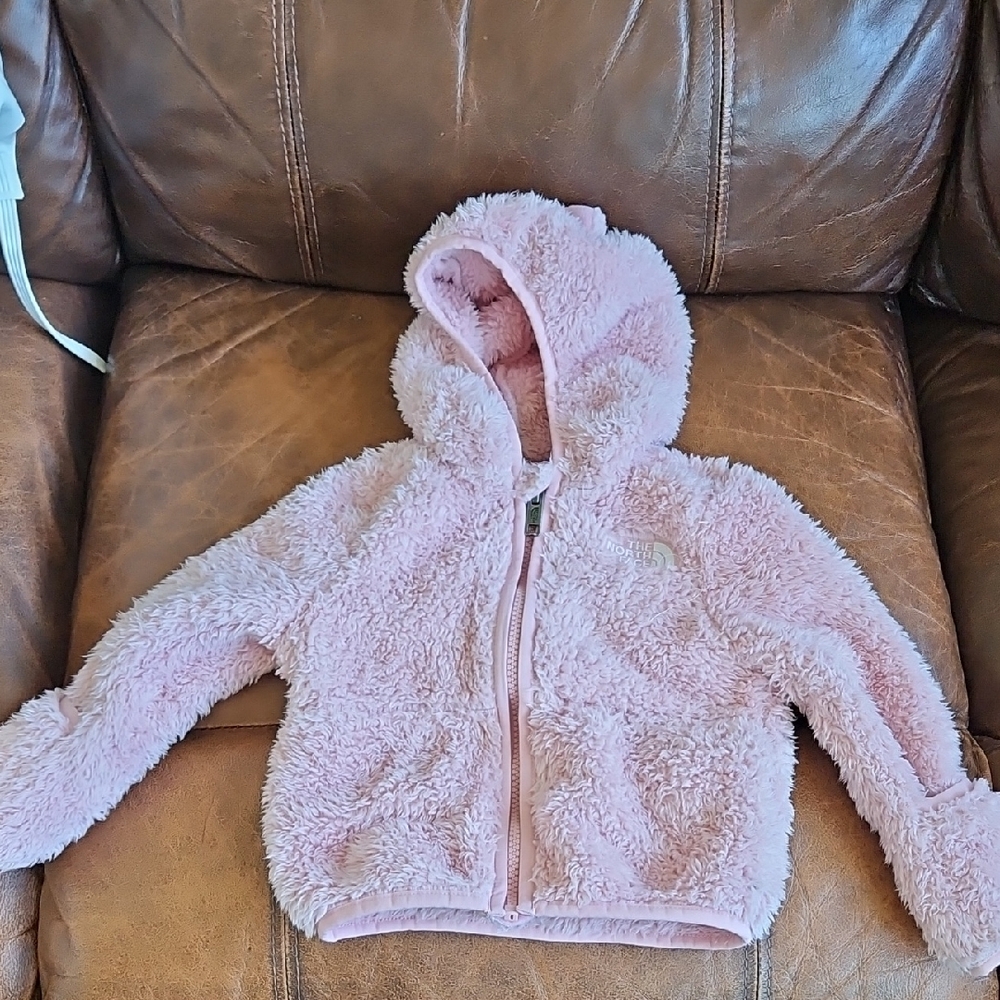 The North Face Soft Pink Fleece Jacket